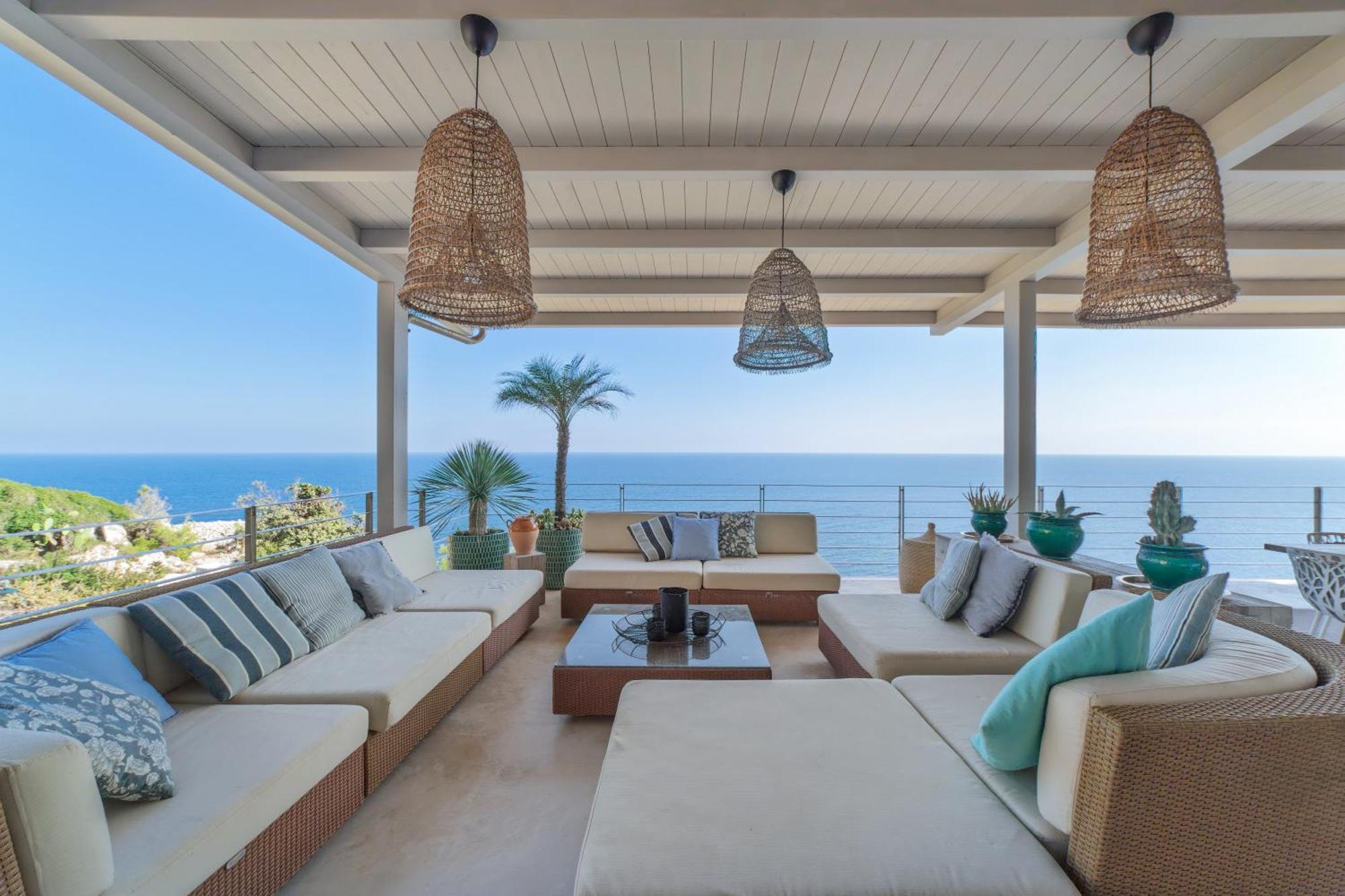 Villa Cliff Гальяно-дель-Капо Экстерьер фото